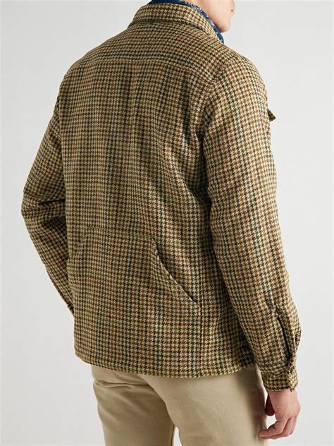 Tweed Overshirt Brown 